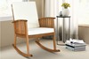 Marlow Patio Rocking Chair With Seat & Back Cushions