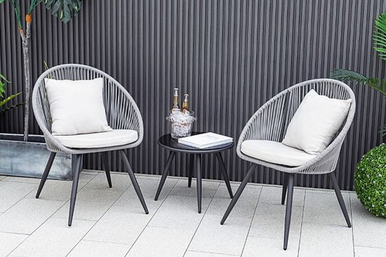 Frankland Woven Rope Outdoor Patio Set