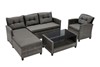 Texas Rattan Patio Sofa Set