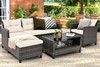 Texas Rattan Patio Sofa Set