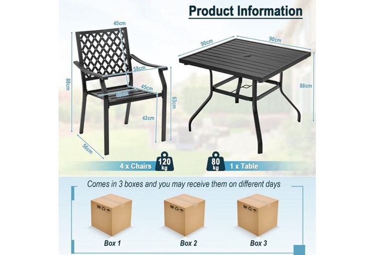 Stamford Metal Patio Set