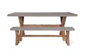 Burford Natural Table & Bench Set