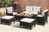 Hemsby Rattan Sofa Set