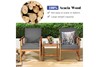 Moraine Wooden Outdoor Bistro Set