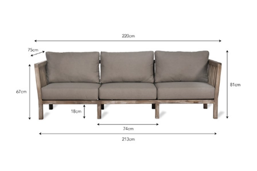 Porthallow 3 Seater Sofa
