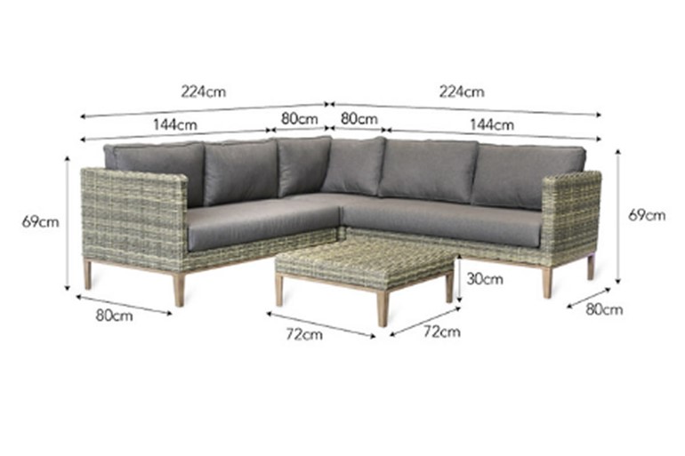 Walderton Corner Sofa Set