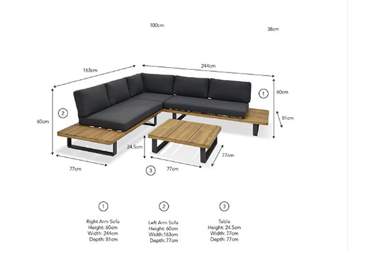 Bayworth Corner Sofa Set