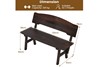 Taplow Outdoor Patio Bench