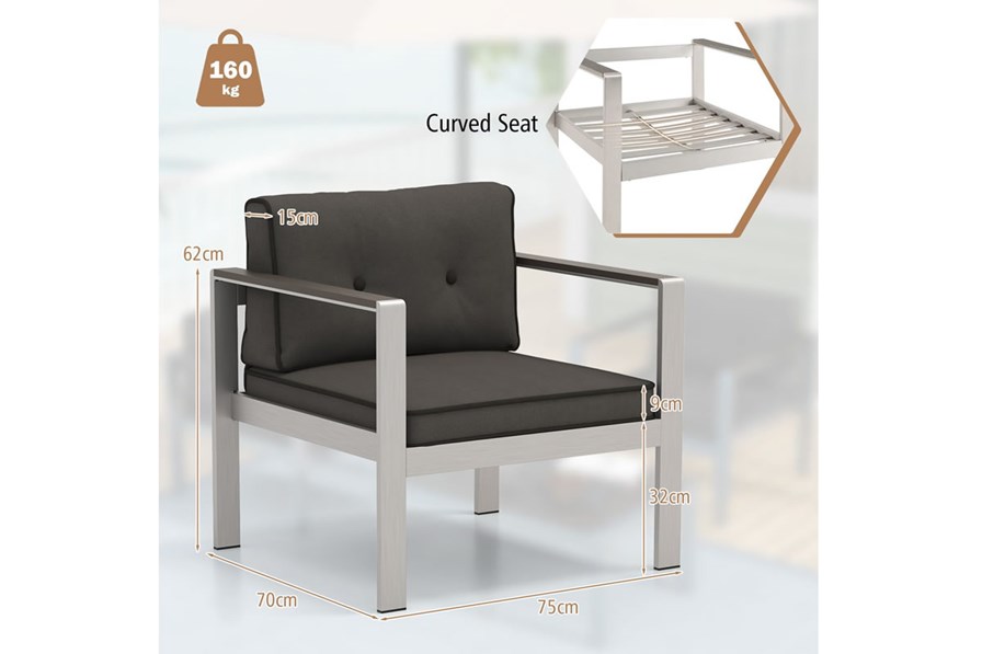 Marwell Metal Armchair