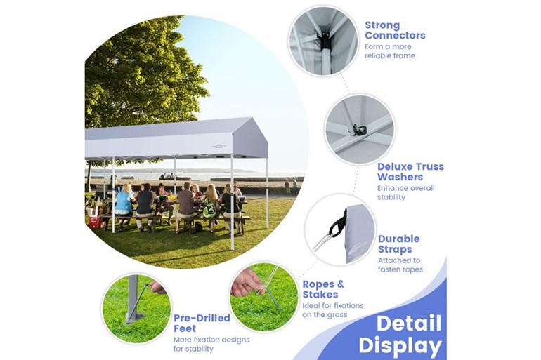 Rockley 3m x 6m Pop-Up Canopy Tent
