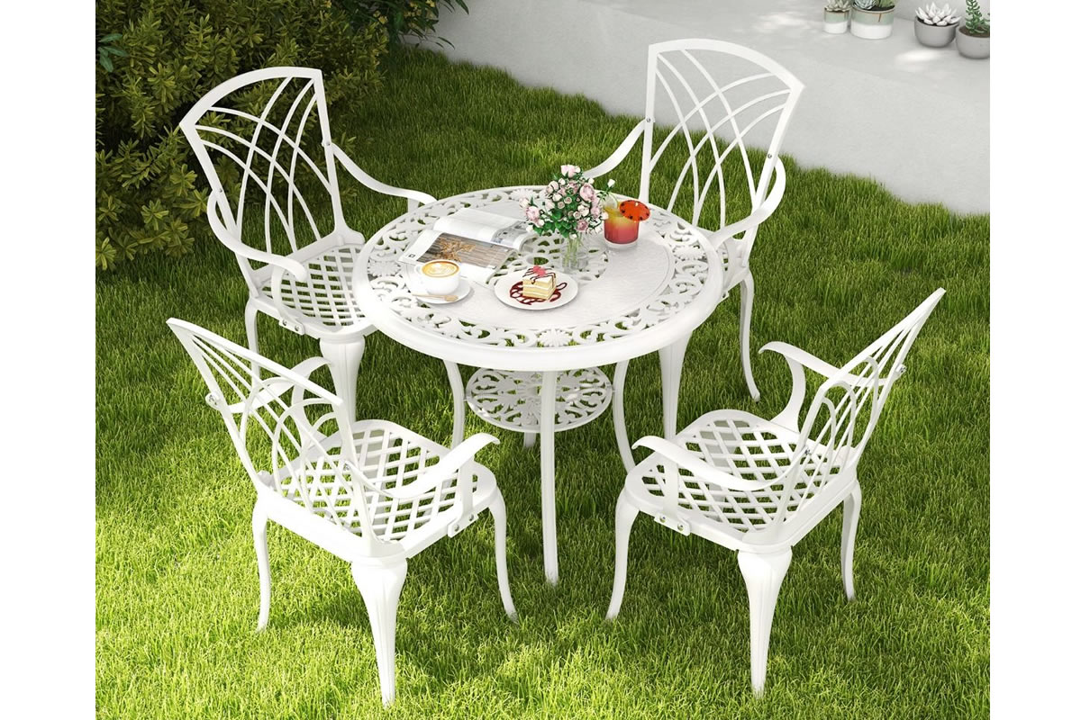 Bistro patio set 4 chairs online
