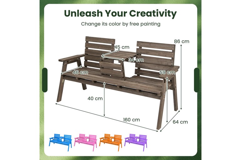 Torver 2-3 Seater Garden Bench