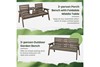 Torver 2-3 Seater Garden Bench