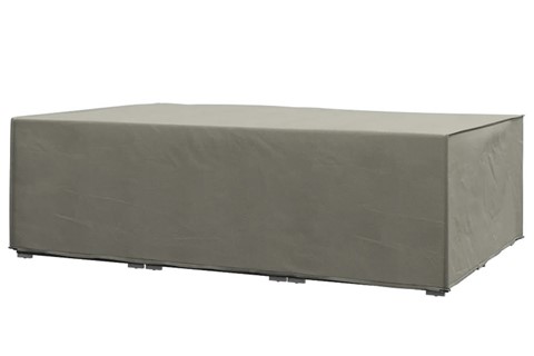 PE Outdoor Rectangle Grey Furniture Cover - W222cm x D155cm x H67cm