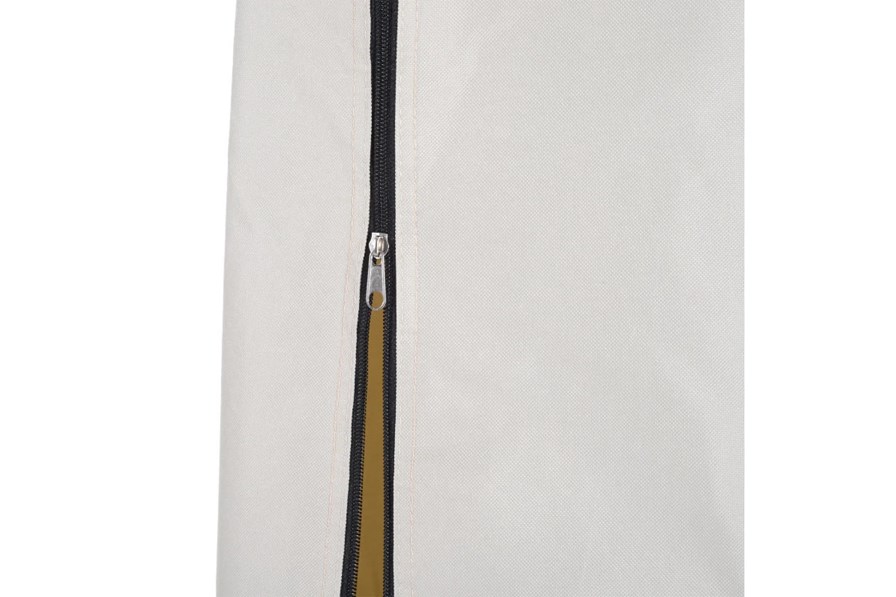Beige PVC Garden Parasol Furniture Cover - H220cm x W56cm x D56cm