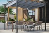 Paxford Retractable Canopy Metal Pergola