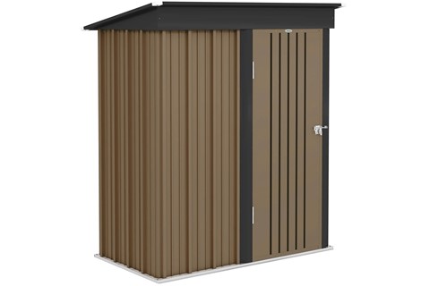 Birchfield Brown Metal Shed