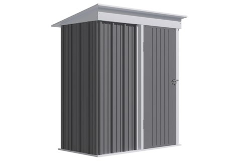 Birchfield Light Grey Metal Shed