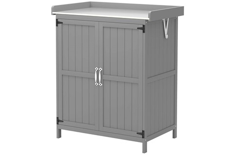 Oakfield Grey Wooden Storage Shed