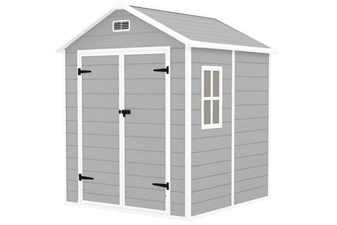 Bayridge Light Grey Garden Storage Shed