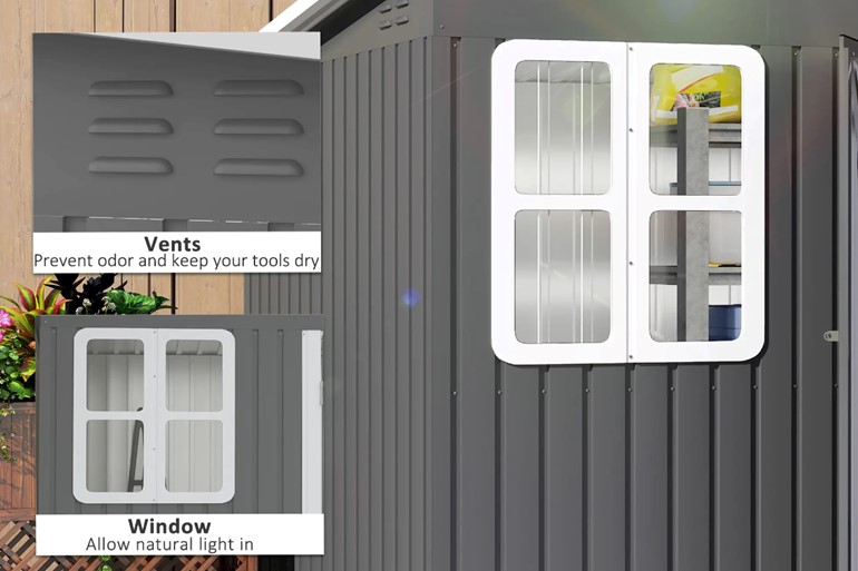 Rivershore Metal Shed