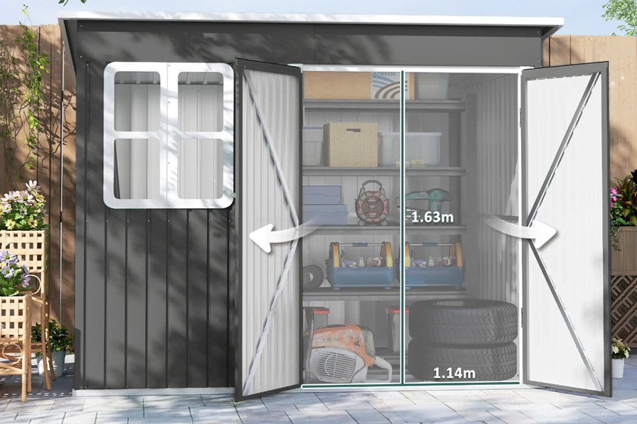 Rivershore Metal Shed