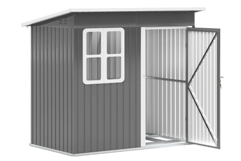 Windmere Dark Grey Metal Shed