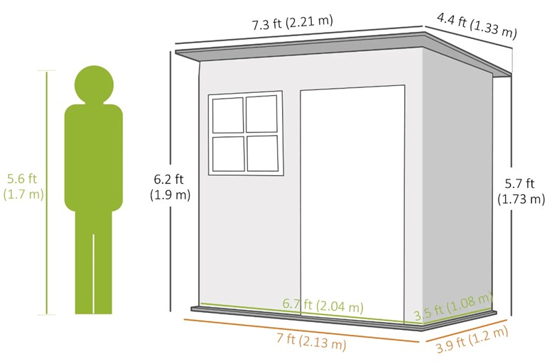 Windmere Metal Shed