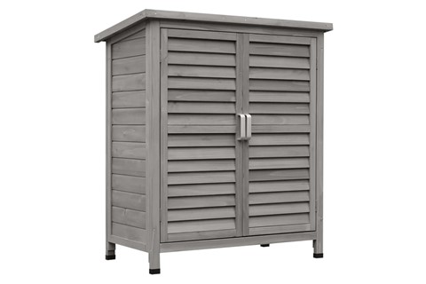 Hillcrest Grey Garden Storage Shed