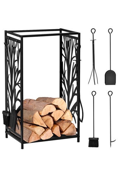 Dusk Firewood Storage