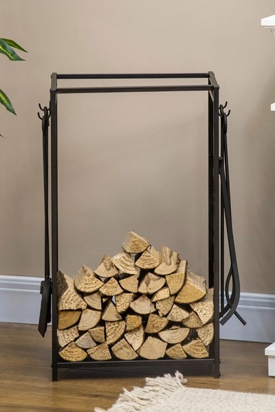 Dusk Firewood Storage