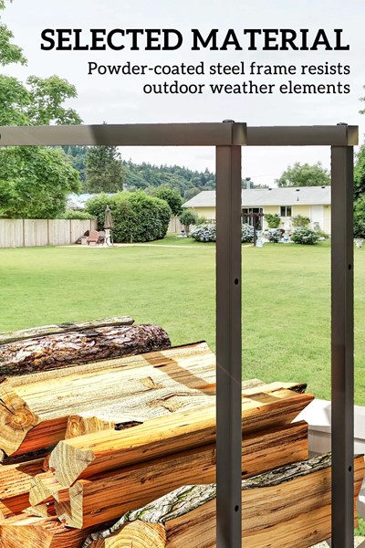 Cinder Firewood Storage