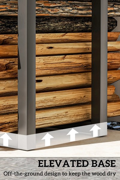 Cinder Firewood Storage