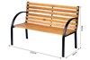 Poppy Garden Bench