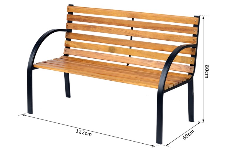 Poppy Garden Bench