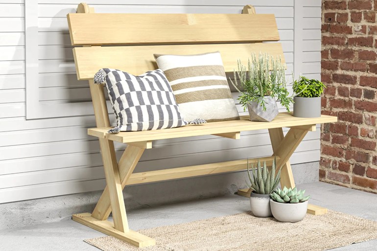 Autumn Garden Bench
