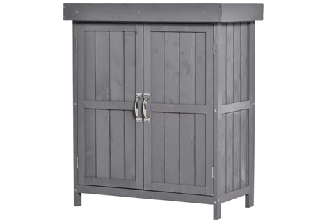 Lakeshore Dark Grey Garden Storage Shed