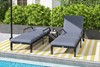 Zaira Rattan Double Sun Lounger