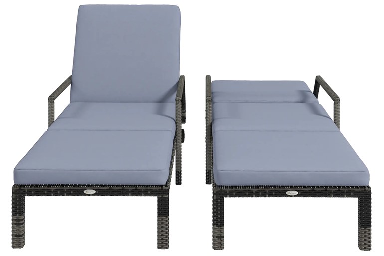 Zaira Rattan Double Sun Lounger