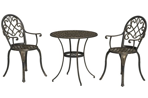 Suki Bronze 2 Seater Bistro Set
