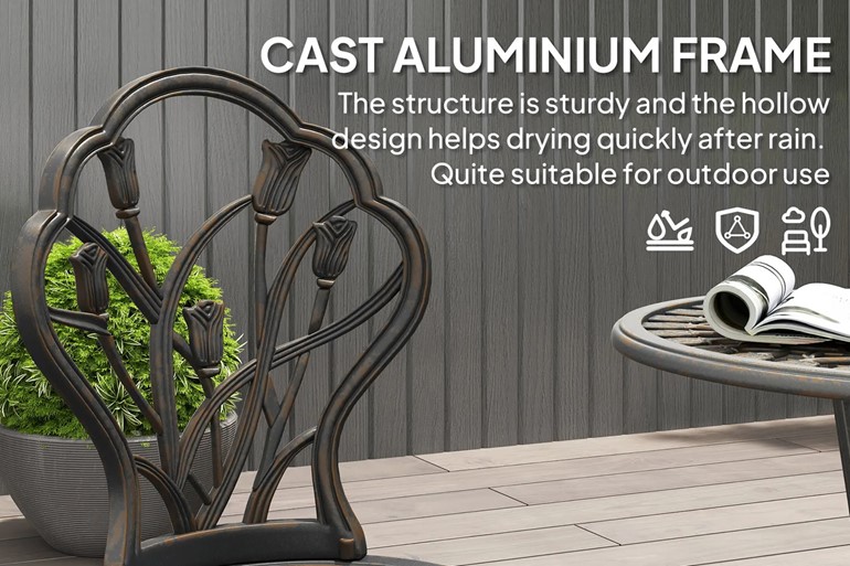 Lila 2 Seater Bistro Set