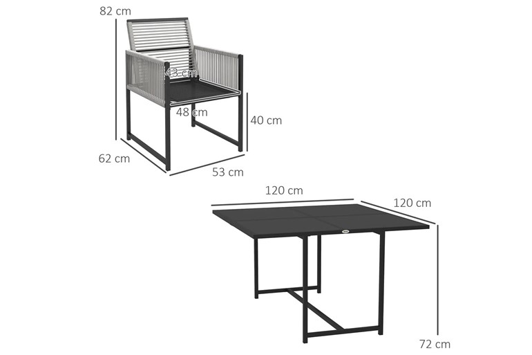 Zaya Patio Dining Set