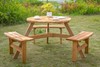 Willow Wooden Picnic Bench
