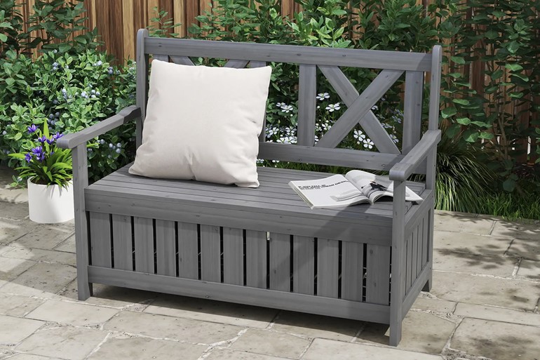 Scarlett Wooden Storage Bench
