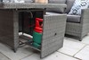 Paris Deluxe Modular Corner Fire Pit Dining Set
