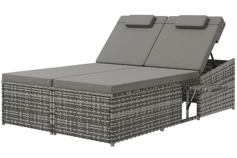 Dubai Rattan Double Sun Lounger