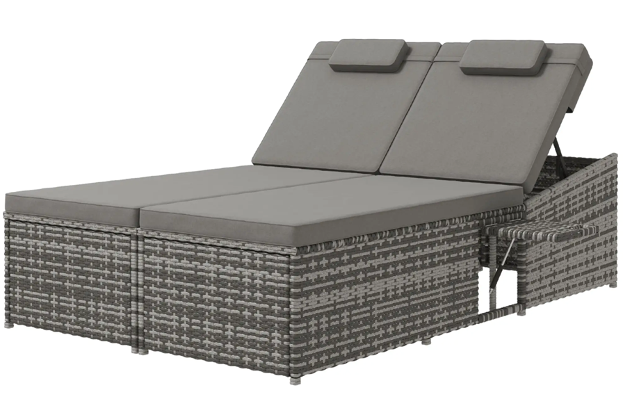 Pinch or double click to zoom Dubai Rattan Double Sun Lounger