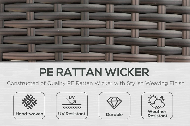 Dubai Rattan Double Sun Lounger