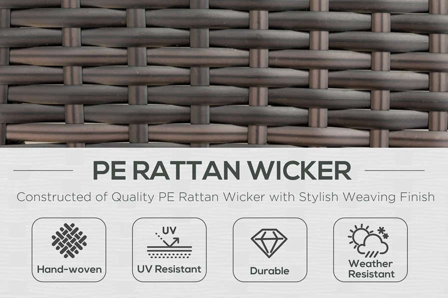 Pinch or double click to zoom Dubai Rattan Double Sun Lounger
