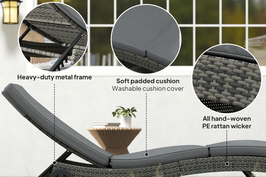 Kiva Adjustable Sun Lounger